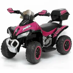 Electric Motorcycle Mini Quad Deluxe Pink 6v