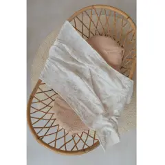 Sheets For Cradle/Pram 75x100cm With Pillowcase Nude Old Pink