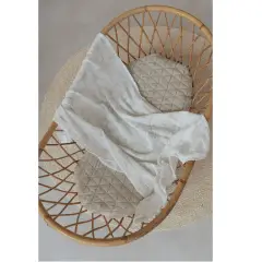 Bed Sheet For Cot 110x140cm With Pillowcase Oyster Grey