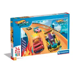 Puzzle 24 Pieces Maxi Hotwheels