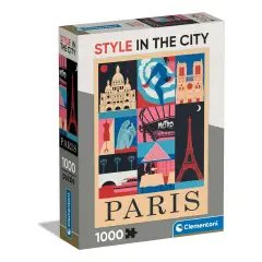 Puzzle 1000 Pieces Style In The City Paris