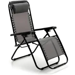 Spring Anthracite Deckchair