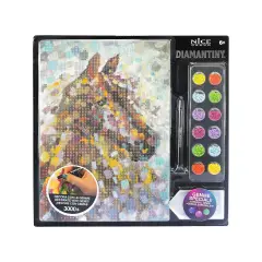 Diamantiny Level Up Animals Paintings Horse