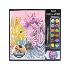 Diamantiny Level Up Watercolors Zebras