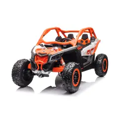 Can-Am Maverick two-seater electric car with 2.4 Ghz remote control Orange