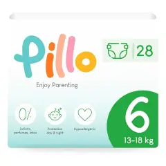 Pillo Enjoy Diapers Size 6 XL (13-18 kg) - Pack of 28 Pieces