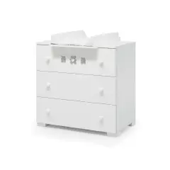 Molly White Grey Dresser
