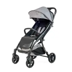 G-Moove Gray Stroller Black Frame 0-22 kg. Lightweight, Perfect from Birth.