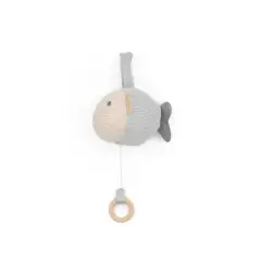 Knitted Carillon Fish Blue Bamboom