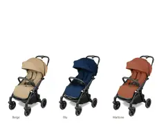 Wizard-e Stroller Beige Frame Black