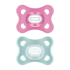 Soother Comfort Silicone 2-6M Pink