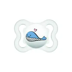 Soother Supreme Silicone 2-6m Blue