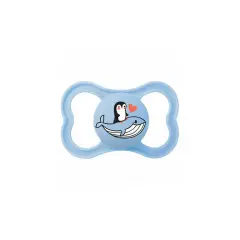 Soother Supreme Silicone +6m Light Blue