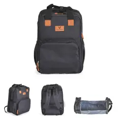 Backpack Changing Bag Liana 2in1 Foldable Black