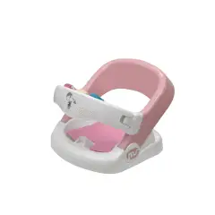 360° Swivel Pink Reclining Bath Seat