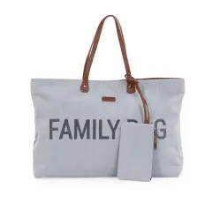 Family Bag Weekend Bag In Canvas Light Gray