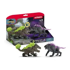 Schleich Eldrador Creatures Shadow Lynx vs. Rock crush