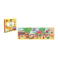 Janod - Magneti'Stories The Firemen - 30 Magnets Educational Game