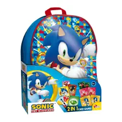 Sonic 2 in 1 Card Games in a Backpack – Giochi di Carte e Divertimento Ovunque