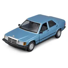 Auto 1:24 Mercedes Benz 190 E2.6 Blue