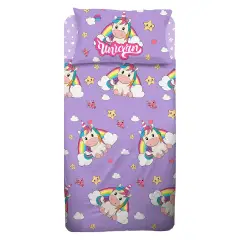 Complete 1 Square Lilac Unicorn Rainbow