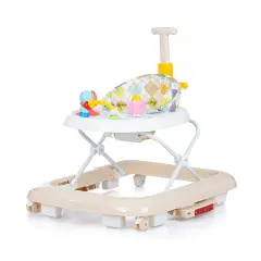 Girello Musicale 4 In 1 Baby Walker Party Latte