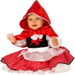 Costume Cappuccetto Rosso per Bambini - Taglia Toddler - 1/2 Anni