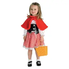 Costume Cappuccetto Rosso per Bambini - Taglia S - 3/4 Anni