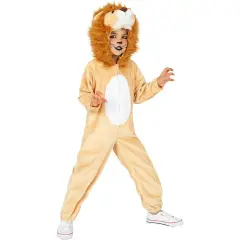 Costume Leone Con Suono Per Bambini Tg. XXS