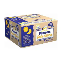 Pampers Sole e Luna Esapack Diapers - Size 3 - 4-9 Kg - 120 Pieces
