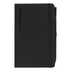 Comix Weekly Planner Large 12 Months Black With Pencil