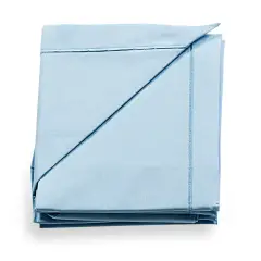 Infinito Cradle Sheet Set 3 Pieces Solid Color Light Blue Italbaby