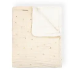 Bamboom Winter Cloud Blanket with Plush Side for Crib Animal Friends