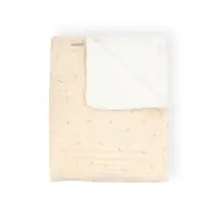 Bamboom Winter Cloud Blanket with Plush Side for Crib Olives Pink