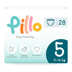 Pillo Mutandina Size 5 Junior 11-16 kg Pack 28 Diapers