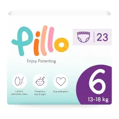 Pillo Panties Size 6 XL 13-18 kg Pack 23 Diapers