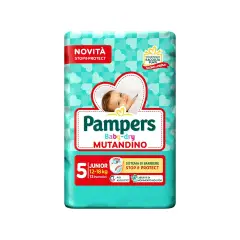 Pampers Base Pack Baby-Dry Panties 5^ 12-18 Kg Junior 13 Pieces