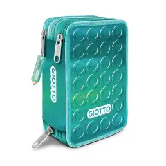 Giotto Shiny Astuccio 3 Zip Acquamarine