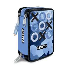 Giotto Tris Astuccio 3 Zip Camouflage Grey