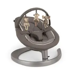 Nuna Leaf Grow reclining bouncer with play arch Granite