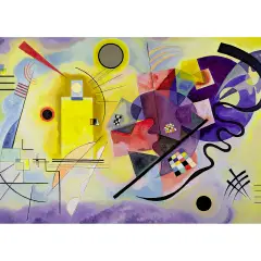 Puzzle 1000 Pezzi Art Kandinsky, Wassily:yellow, Red, Blue