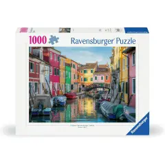 Puzzle 1000 Pezzi Illustrati Burano, Italia