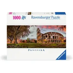 Puzzle 1000 Pezzi Panorama Colosseo Al Tramonto