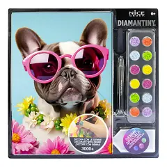 Diamantiny Level Up Dog With Glasses