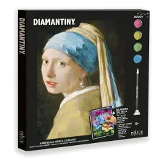 Diamantiny Quadro Ragazza Con Orecchino Di Perla