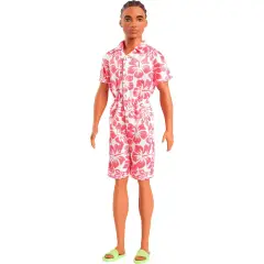 Barbie - Ken Fashionistas n. 235 con Tuta Hawaiana e Sandali Verdi