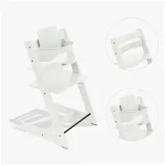 Tripp Trapp White Bundle with Baby Set white Stokke