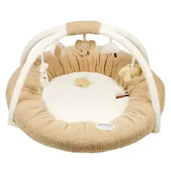 Activity Pouf with Bows Beige
