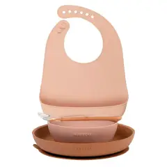 Silicone Lunch Set 4 Pieces Pink