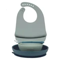 Silicone Lunch Set 4 Pieces Green